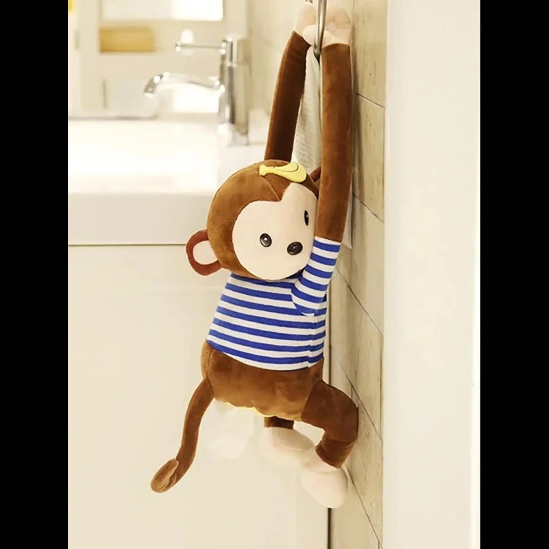 The Cutest Monkey Tissue Holder